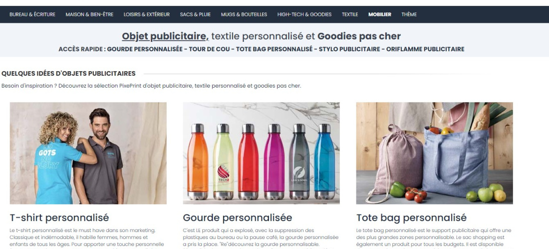Plein phare sur PixePrint.com, société Lyonnaise spécialisée dans la communication par l’objet 